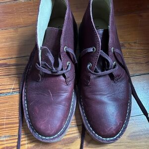 Women’s Burgundy Leather Shoes